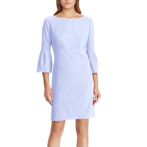 Lauren Ralph Lauren Petite Bell Sleeve Dress 12P - Picture 7 of 7